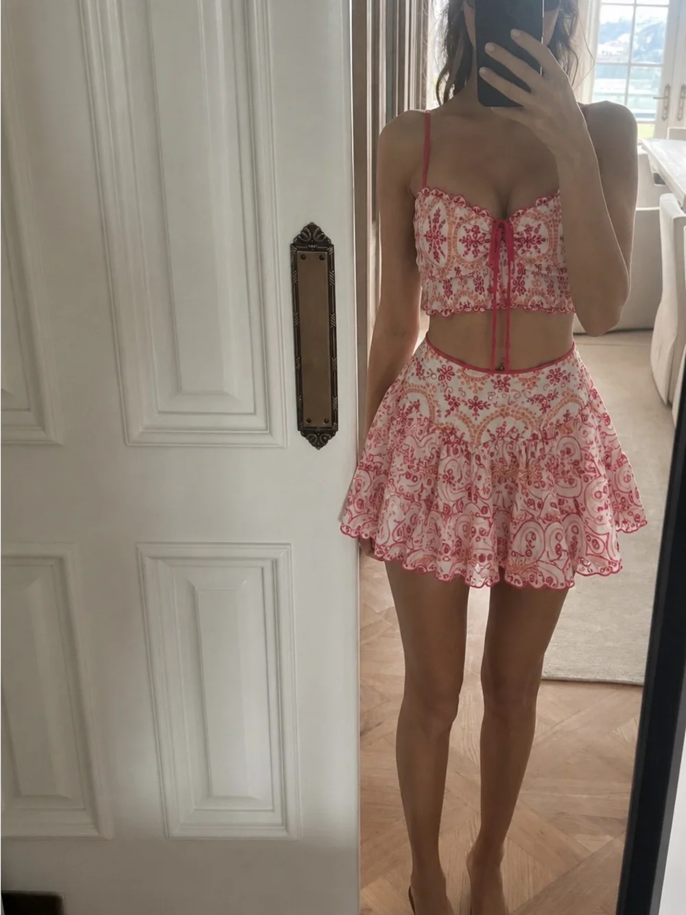 Authentic Charo Ruiz Ibiza Mini Skirt and Top Set